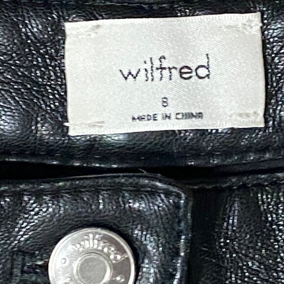 Wilfred Melina Leather Matrix Steampunk Grunge Goth Minimalist Western Pants 8 - Picture 8 of 9